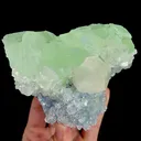 Natural Geen Fluorite and Calcite, Mineral Specimen:Fujian,China (125*95*65MM) - image 3