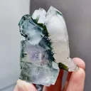 Natural Glassy Fluorite and Quartz coexist comes from Yaogangxian,Hunan 50*20*55MM - image 1