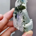 Natural Glassy Fluorite and Quartz coexist comes from Yaogangxian,Hunan 50*20*55MM - image 4