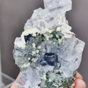 Natural Glassy Fluorite comes from Zhejiang,China 45*35*70MM - image 2