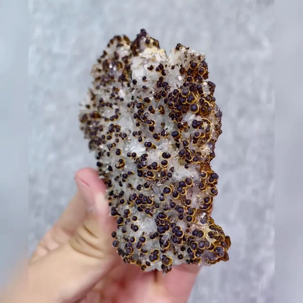 Natural Goethite and Calcite Symbiosis comes from Daye,Hubei 105*65*30MM - image 3