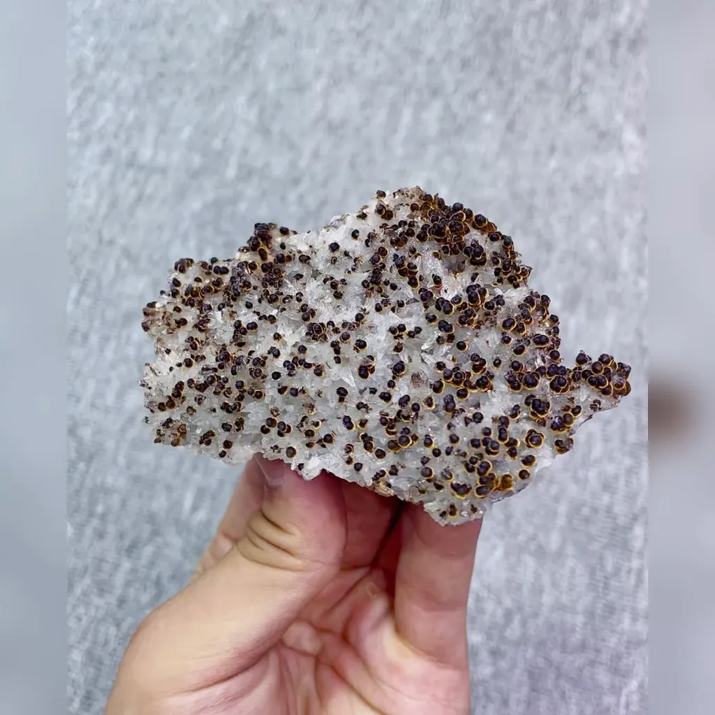 Natural Goethite and Calcite Symbiosis comes from Daye,Hubei 105*65*30MM image