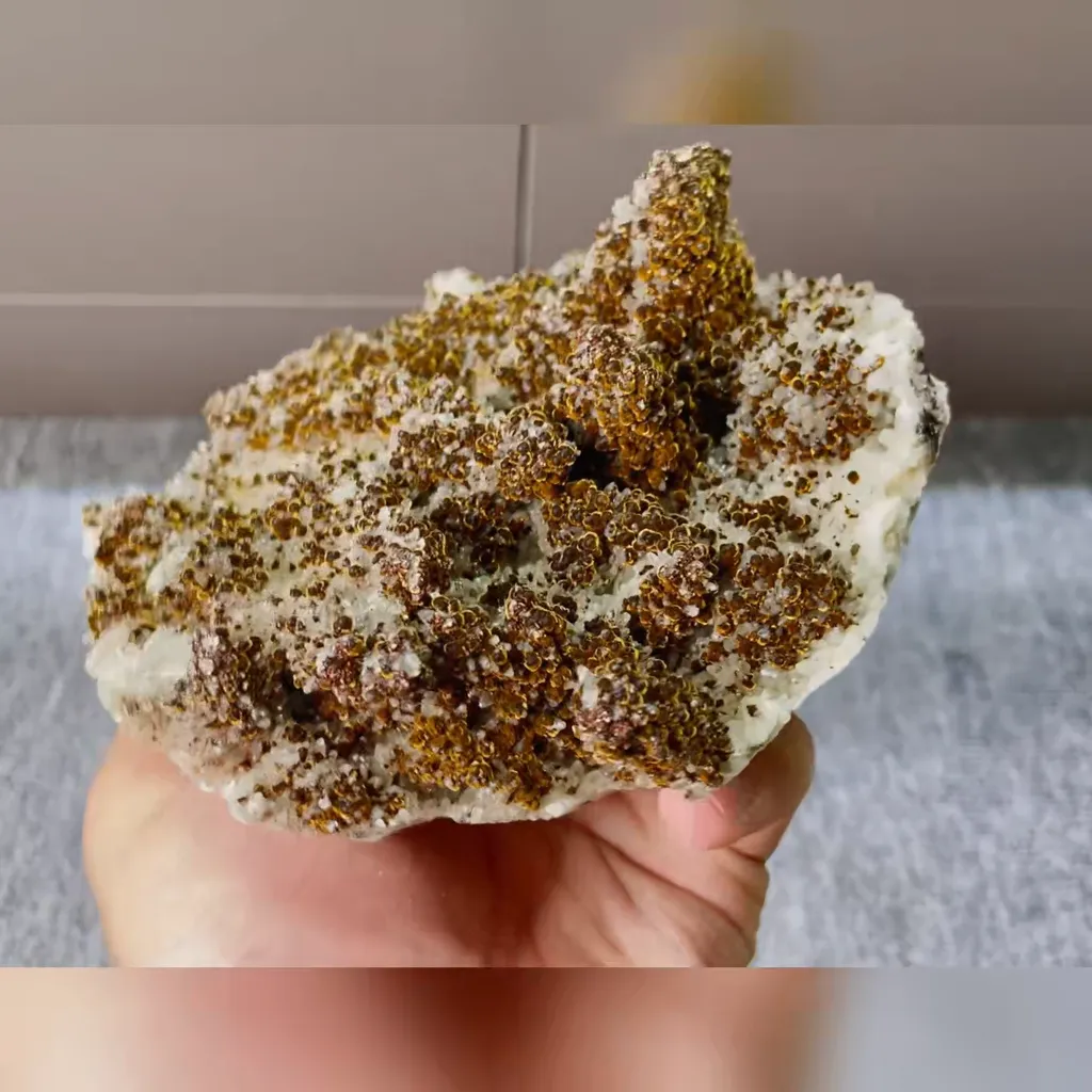 Natural Goethite and Calcite Symbiosis comes from Daye,Hubei 130*115*65MM - image 5