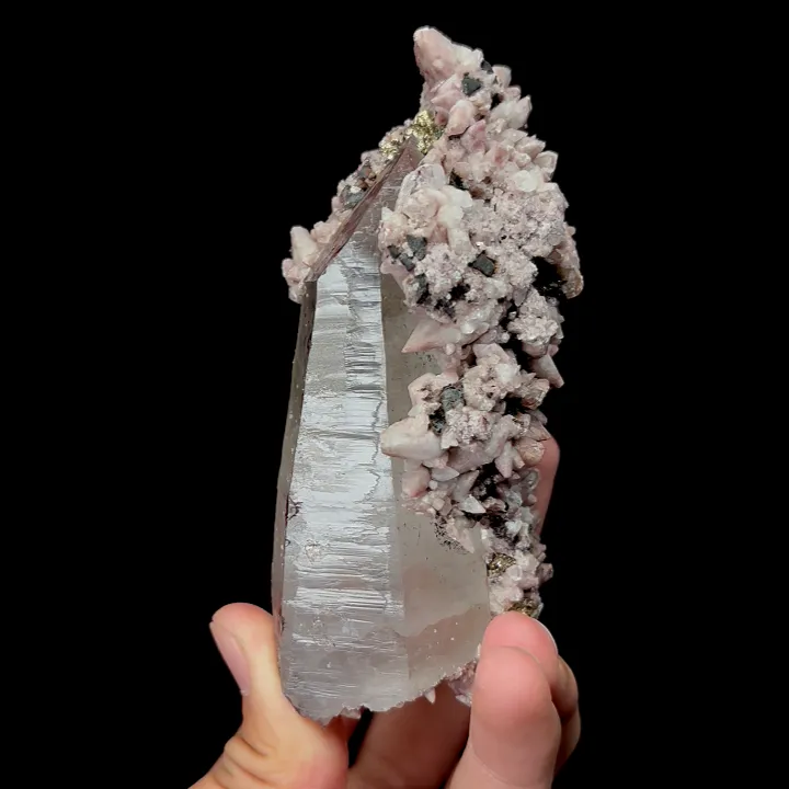 Natural Goethite and Crystal,Columnar Mineral Specimen:HUBEI (50*115*55mm) - image 2