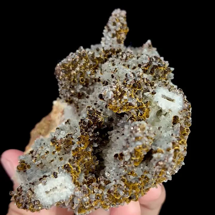 Natural Goethite and Pyrite, Mineral Specimen: Daye,Hubei (95*75*40MM) - image 5