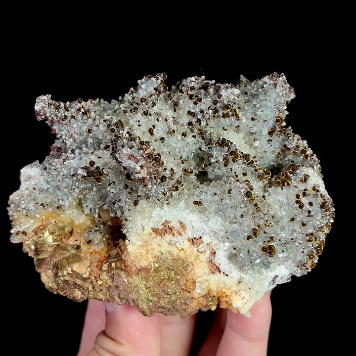 Natural Goethite and Pyrite, Mineral Specimen: Daye,Hubei (95*75*40MM) image