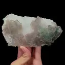Natural Green and Purple Fluorite and Crystal Symbiosis Mineral Specimen,High Quality Specimen,ZHEJIANG,CHINA(160*84*38mm) - image 4