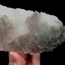 Natural Green and Purple Fluorite and Crystal Symbiosis Mineral Specimen,High Quality Specimen,ZHEJIANG,CHINA(160*84*38mm) - image 3