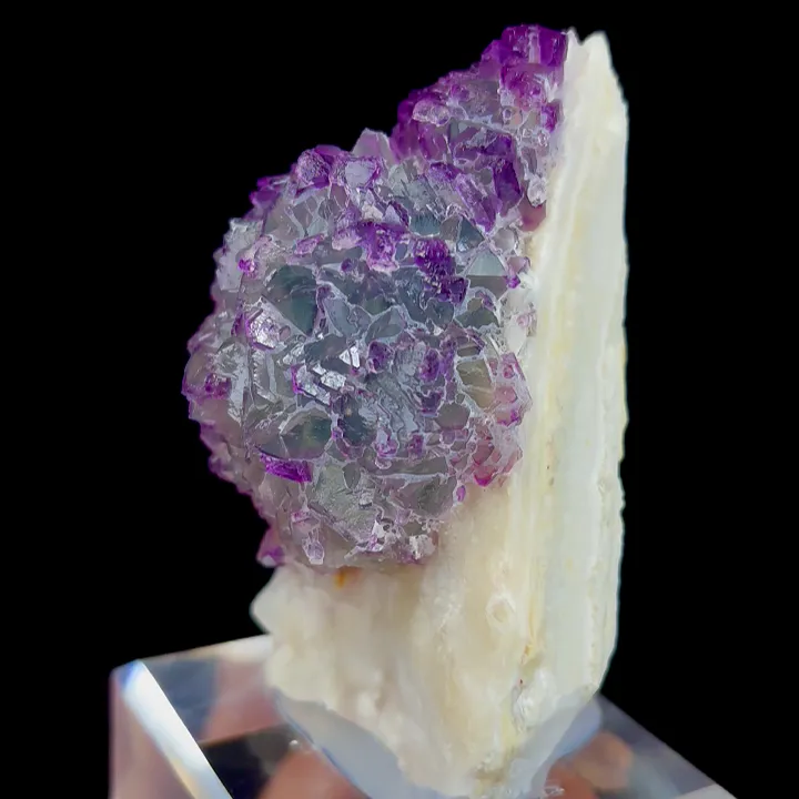 Natural Green and Purple Fluorite, Mineral Specimen:Zhejiang,China (55*75*50MM) - image 3