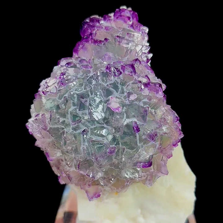 Natural Green and Purple Fluorite, Mineral Specimen:Zhejiang,China (55*75*50MM) - image 5