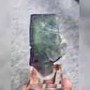 Natural Green and Purple Phantom Fluorite comes from Yaogangxian,Hunan 35*60*25MM - image 1