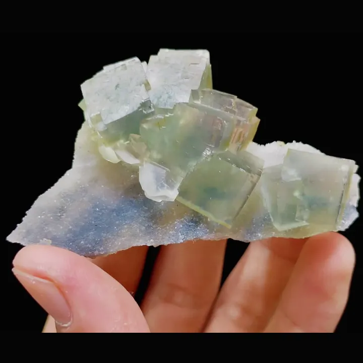 Natural Green Calcite, Mineral Specimen: Xianghualing,Hunan (75*40*30MM) - image 4
