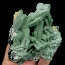 Natural Green Crystal and Ilvaite,Cluster Mineral Specimen:NEIMENGGU (105*70*80mm) - image 3