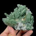 Natural Green Crystal and Quartz,Cluster Mineral Specimen:NEIMENGGU (90*65*70mm) - image 2