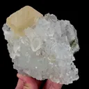 Natural Green Cube Fluorite and Calcite, Mineral Specimen:Xianghualing,Hunan (100*90*70MM) - image 4
