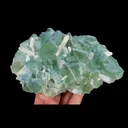 Natural Green Cube Fluorite and Calcite, Mineral Specimen:Xianghualing,Hunan (155*95*40MM) - image 6