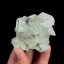 Natural Green Cube Fluorite and Calcite, Mineral Specimen:Xianghualing,Hunan (65*60*40MM) - image 1