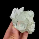 Natural Green Cube Fluorite and Calcite, Mineral Specimen:Xianghualing,Hunan (65*60*40MM) - image 7