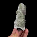 Natural Green Cube Fluorite and Quartz, Mineral Specimen: Inner Mongolia,China (50*120*45MM) - image 4