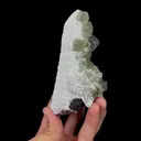 Natural Green Cube Fluorite and Quartz, Mineral Specimen: Inner Mongolia,China (50*120*45MM) - image 3