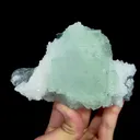 Natural Green Cube Fluorite and Quartz, Mineral Specimen:Zhejiang,China (110*85*70MM) - image 1