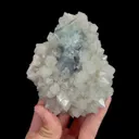 Natural Green Cube Fluorite and Quartz, Mineral Specimen:Zhejiang,China (80*110*55MM) - image 6