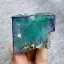 Natural Green Cube Fluorite comes from Yaogangxian,Hunan 45*40*35MM - image 6