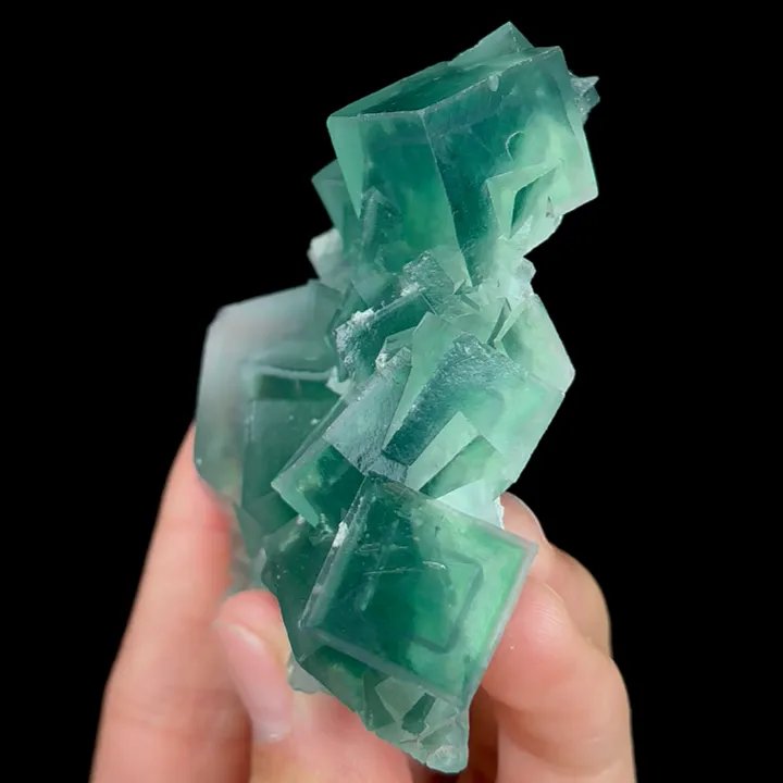 Natural Green Cube Fluorite, Mineral Specimen: Fujian,China (60*70*25MM) - image 4