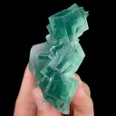 Natural Green Cube Fluorite, Mineral Specimen: Fujian,China (60*70*25MM) - image 4