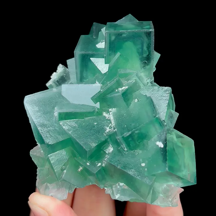 Natural Green Cube Fluorite, Mineral Specimen: Fujian,China (60*70*25MM) - image 5
