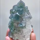 Natural Green Cube Fluorite, Mineral Specimen: Inner Mongolia,China (45*65*40MM) - image 6