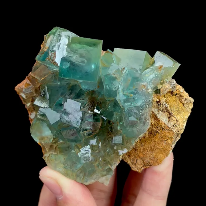 Natural Green Cube Fluorite, Mineral Specimen: Inner Mongolia,China (80*70*35MM) - image 5