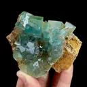 Natural Green Cube Fluorite, Mineral Specimen: Inner Mongolia,China (80*70*35MM) - image 5