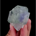 Natural Green Cube Fluorite, Mineral Specimen: Xianghualing,Hunan (60*45*35MM) - image 4