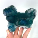Natural Green Cube Fluorite, Mineral Specimen:Fujian,China (130*115*60MM) - image 3