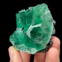 Natural Green Cube Fluorite, Mineral Specimen:Fujian,China (55*60*30MM) - image 3