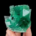 Natural Green Cube Fluorite, Mineral Specimen:Fujian,China (55*60*30MM) - image 5