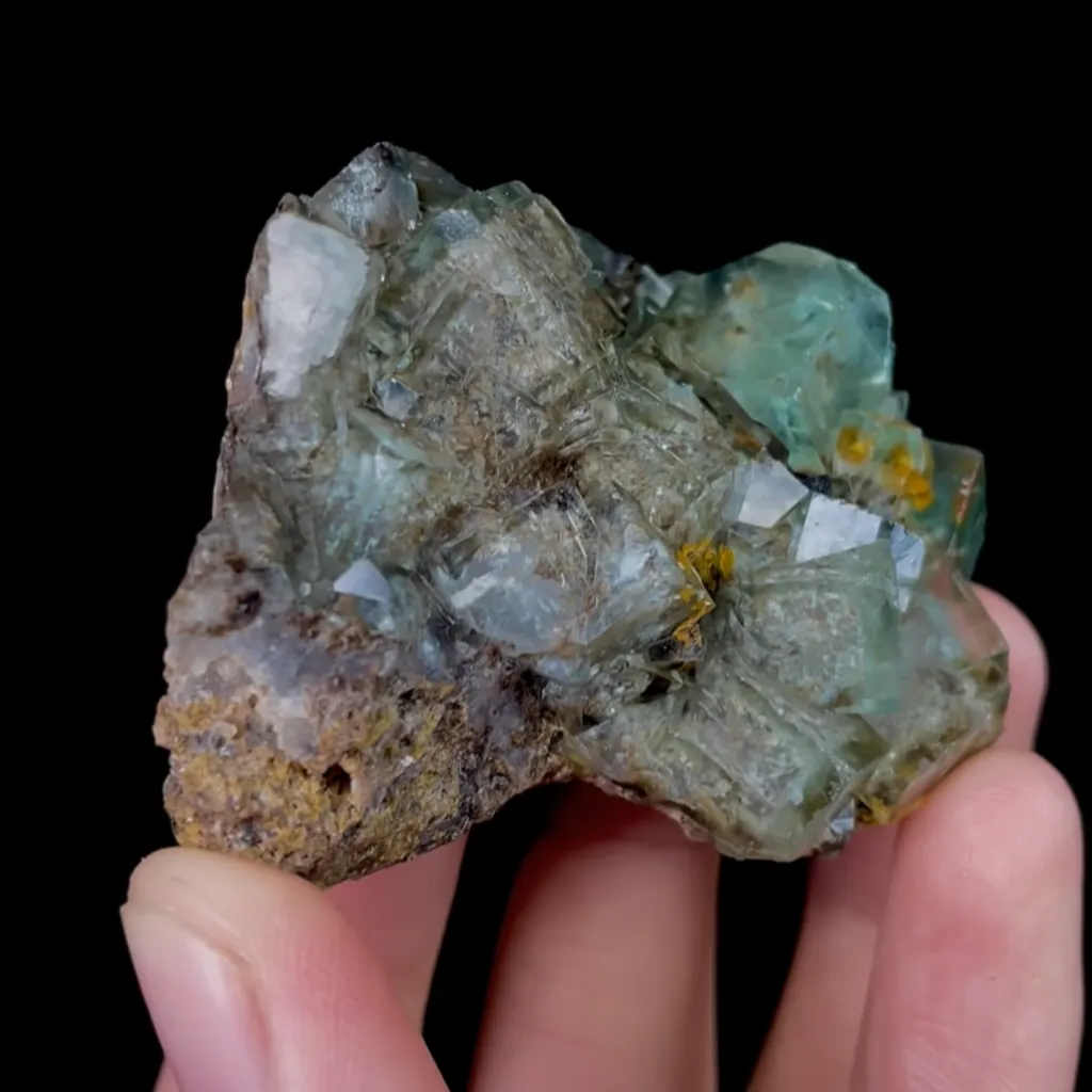 Natural Green Cube Fluorite, Mineral Specimen:Huangshaping,Hunan (55*45*20MM) - image 3
