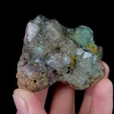 Natural Green Cube Fluorite, Mineral Specimen:Huangshaping,Hunan (55*45*20MM) - image 3