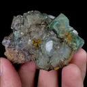 Natural Green Cube Fluorite, Mineral Specimen:Huangshaping,Hunan (55*45*20MM) - image 2