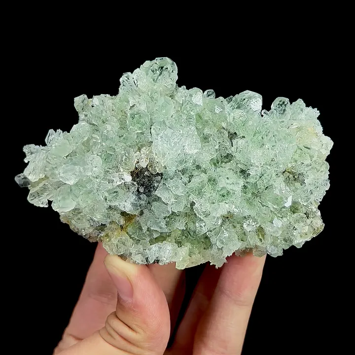 Natural Green Cube Fluorite, Mineral Specimen:Xianghualing,Hunan (100*70*40MM) - image 5