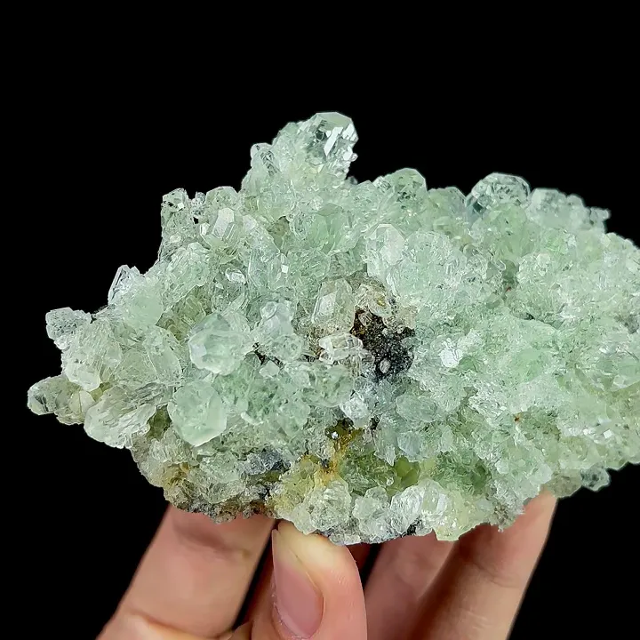 Natural Green Cube Fluorite, Mineral Specimen:Xianghualing,Hunan (100*70*40MM) - image 4