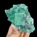 Natural Green Cube Fluorite, Mineral Specimen:Xianghualing,Hunan (105*70*50MM) - image 2