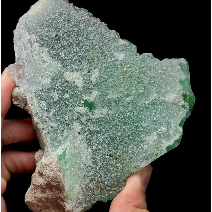 Natural Green Cube Fluorite, Mineral Specimen:Xianghualing,Hunan (110*100*35MM) - image 4