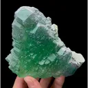 Natural Green Cube Fluorite, Mineral Specimen:Xianghualing,Hunan (110*100*35MM) - image 3