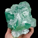 Natural Green Cube Fluorite, Mineral Specimen:Xianghualing,Hunan (115*125*110MM) - image 3