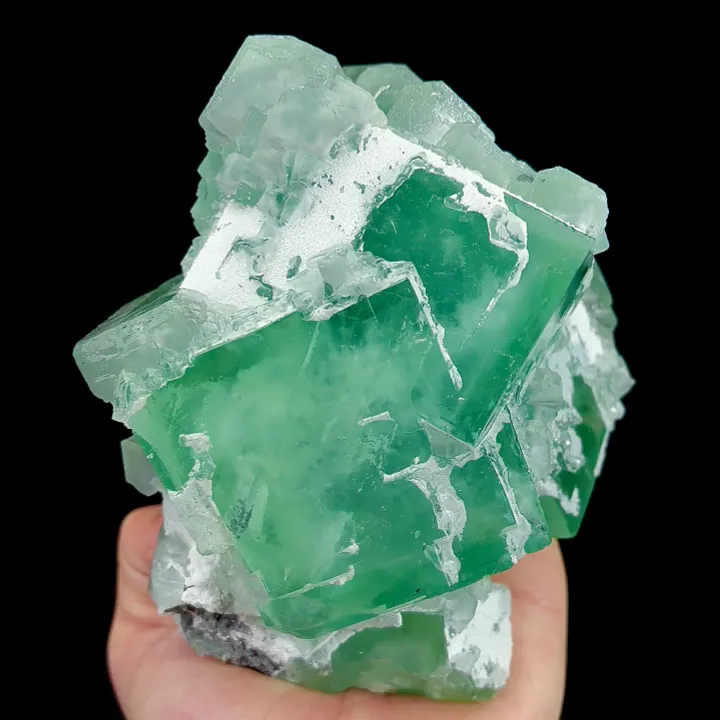 Natural Green Cube Fluorite, Mineral Specimen:Xianghualing,Hunan (115*125*110MM) - image 5