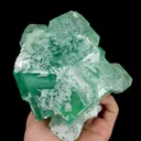 Natural Green Cube Fluorite, Mineral Specimen:Xianghualing,Hunan (115*125*110MM) - image 6