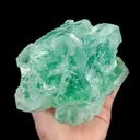 Natural Green Cube Fluorite, Mineral Specimen:Xianghualing,Hunan (115*125*110MM) - image 2