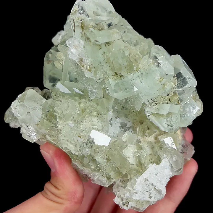 Natural Green Cube Fluorite, Mineral Specimen:Xianghualing,Hunan (115*90*90MM) - image 6